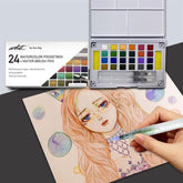 CAJA ACUARELA POCKETBOX ARTIST 24 COLORES | 1 UNIDADES | (ROYMART)